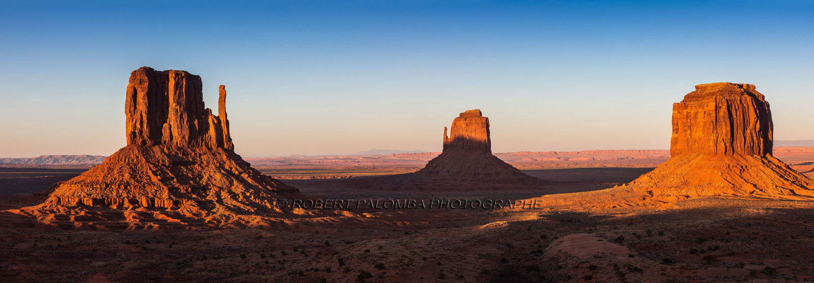 Coucher de soleil sur Monument Valley