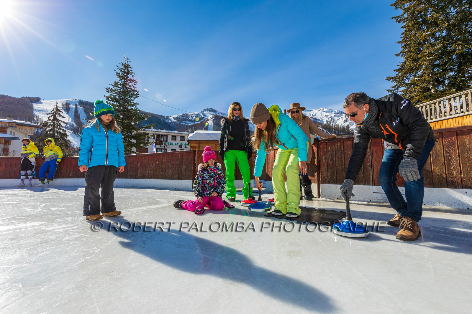 Pétanque sur glace