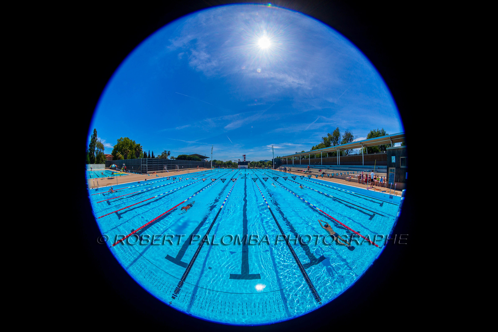 France, Alpes-Maritimes (06) Cannes-la-Bocca, Grand Bleu swimming pool