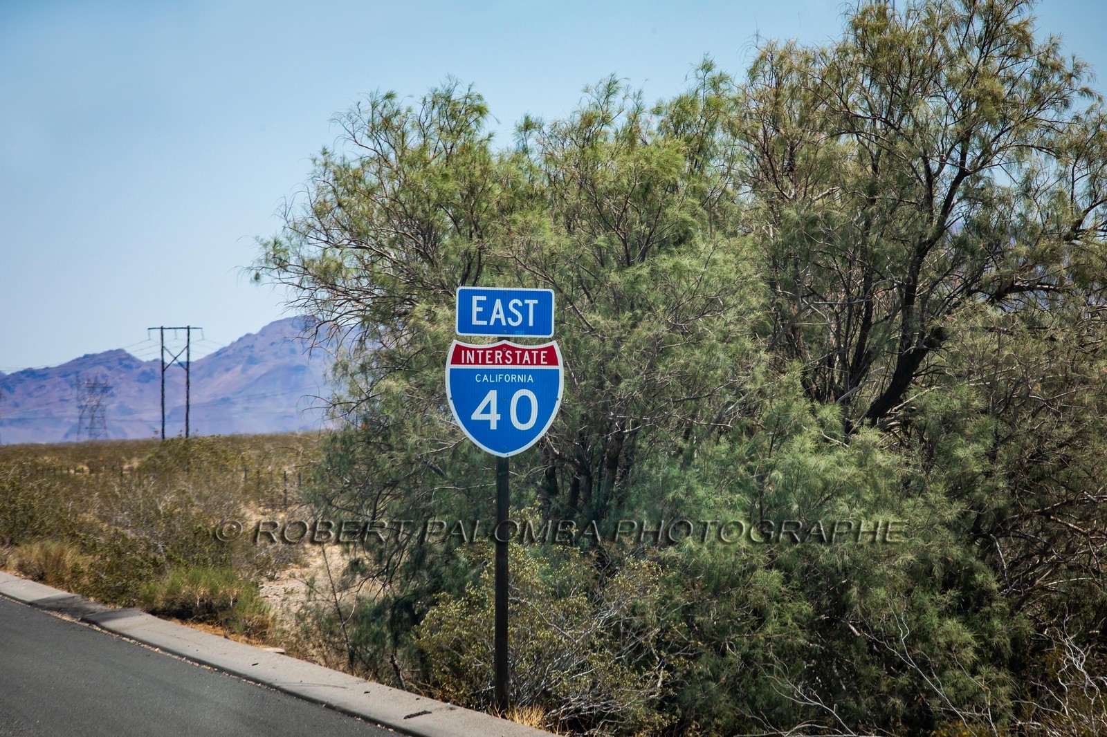 Sur la route pour aller à Bagdad Café