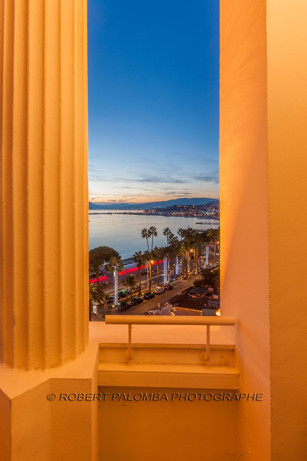 Cannes vue de l'Hôtel Martinez